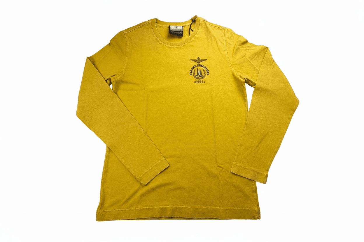 Maglia Girocollo Uomo Aeronautica Militare - 100% Cotone Made in Italy in Maglioni Couture - Sestu, commercioVirtuoso.it