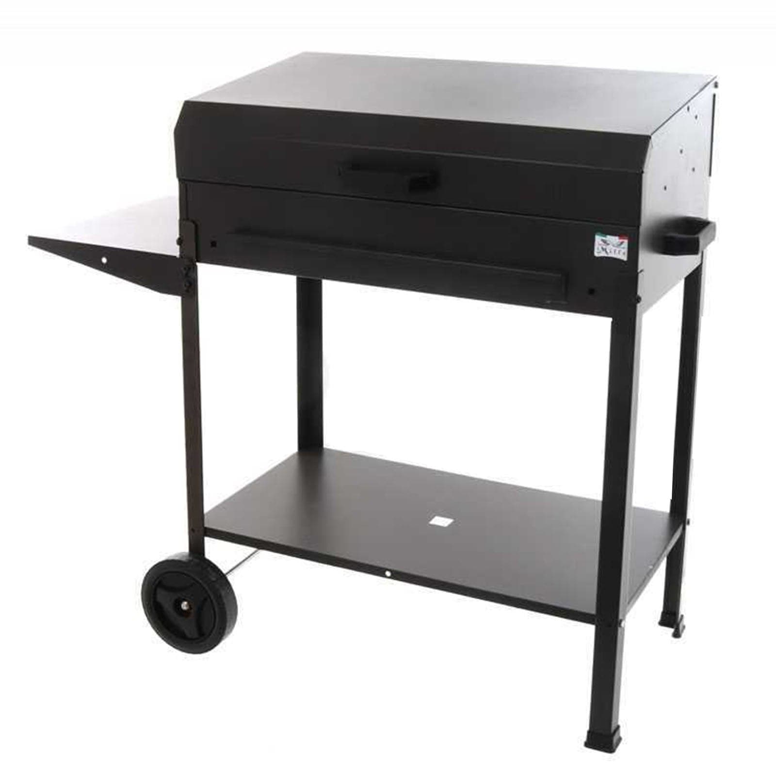 Barbecue a carbonella "Polifemo" griglia regolabile con ruote e tappo "Made in Italy" Giardino e giardinaggio/Barbecue e picnic/Accessori per barbecue e affumicatori/Carbone La Zappa - Altamura, Commerciovirtuoso.it