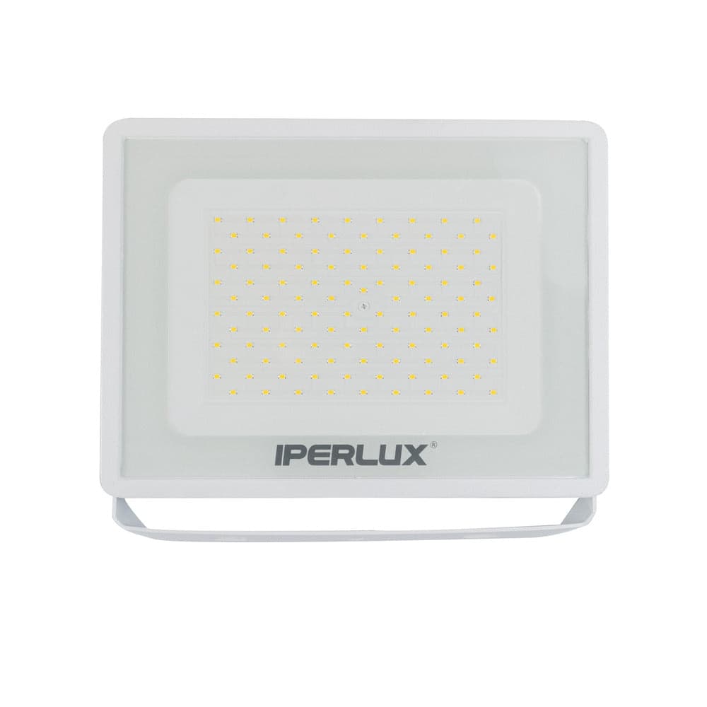 IPERLUX LED PROIETTORE EXTRA SLIM BIANCO IP65 100W 3000K
