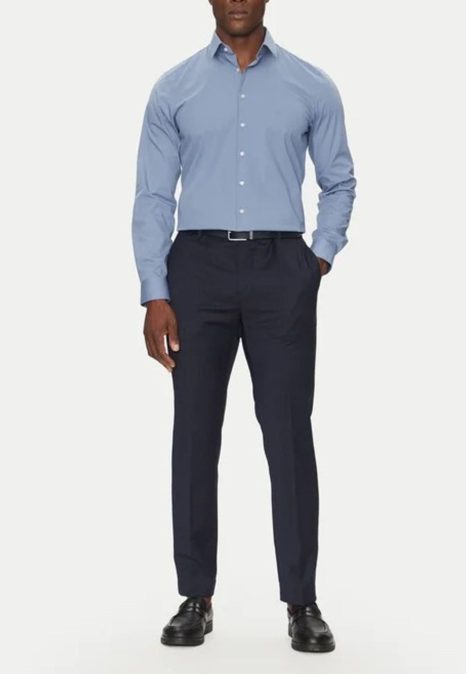 calvin klein CAMICIA POPLIN STRETCH SLIM SHIRT da uomo in Camicie casual Drestige - Casamassima, commercioVirtuoso.it