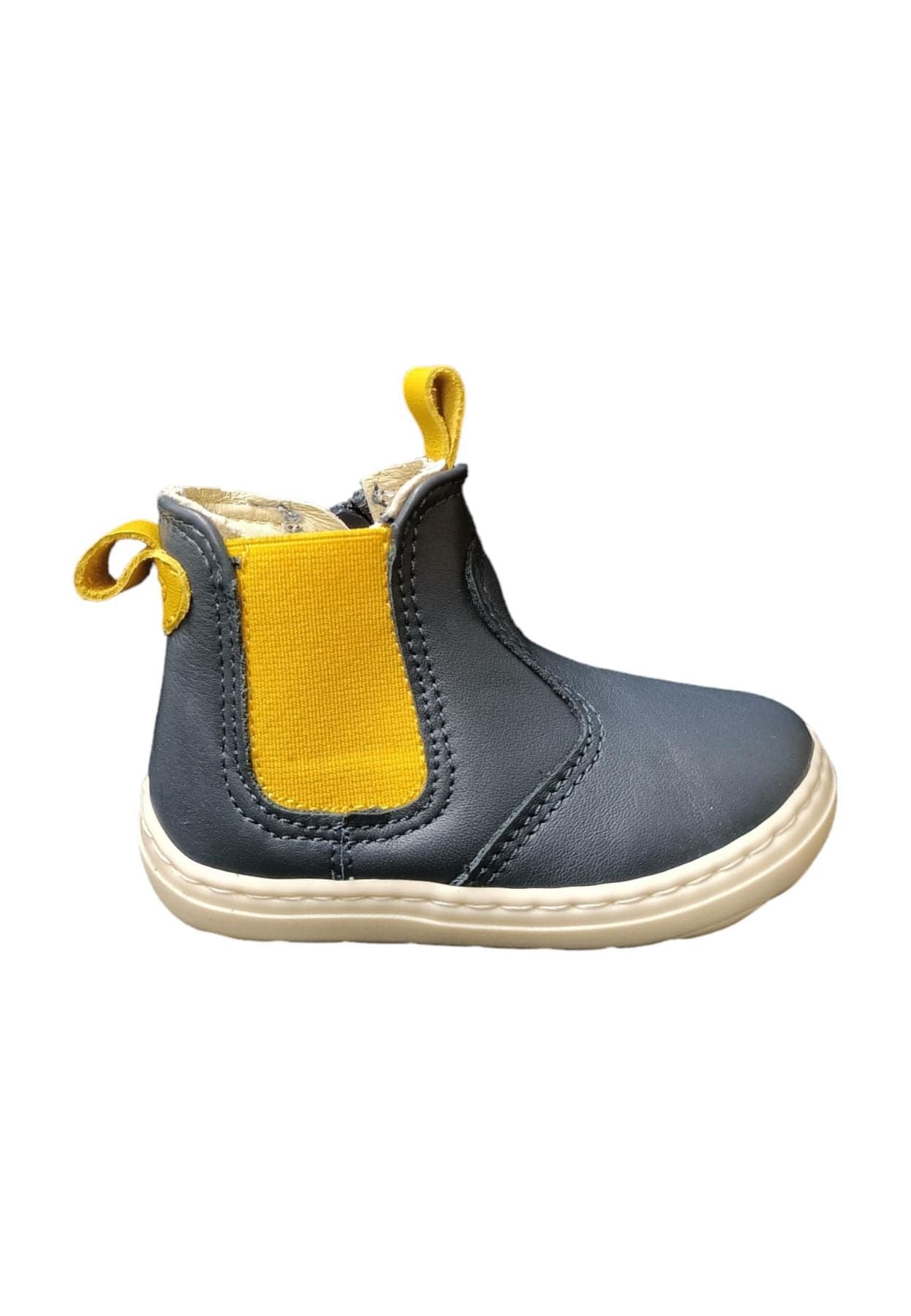 Stivaletti bambino Balducci Cita blu giallo pelle - Primi passi Made in Italy - 8