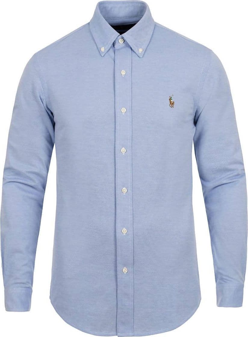 Camicia Uomo Polo Ralph Lauren Camicia Casual Slim Fit Aderente In Oxford In Cotone Collo Button Down Logo Pony Ralph Lauren Ricamato in Camicie casual Euforia - Bronte, commercioVirtuoso.it