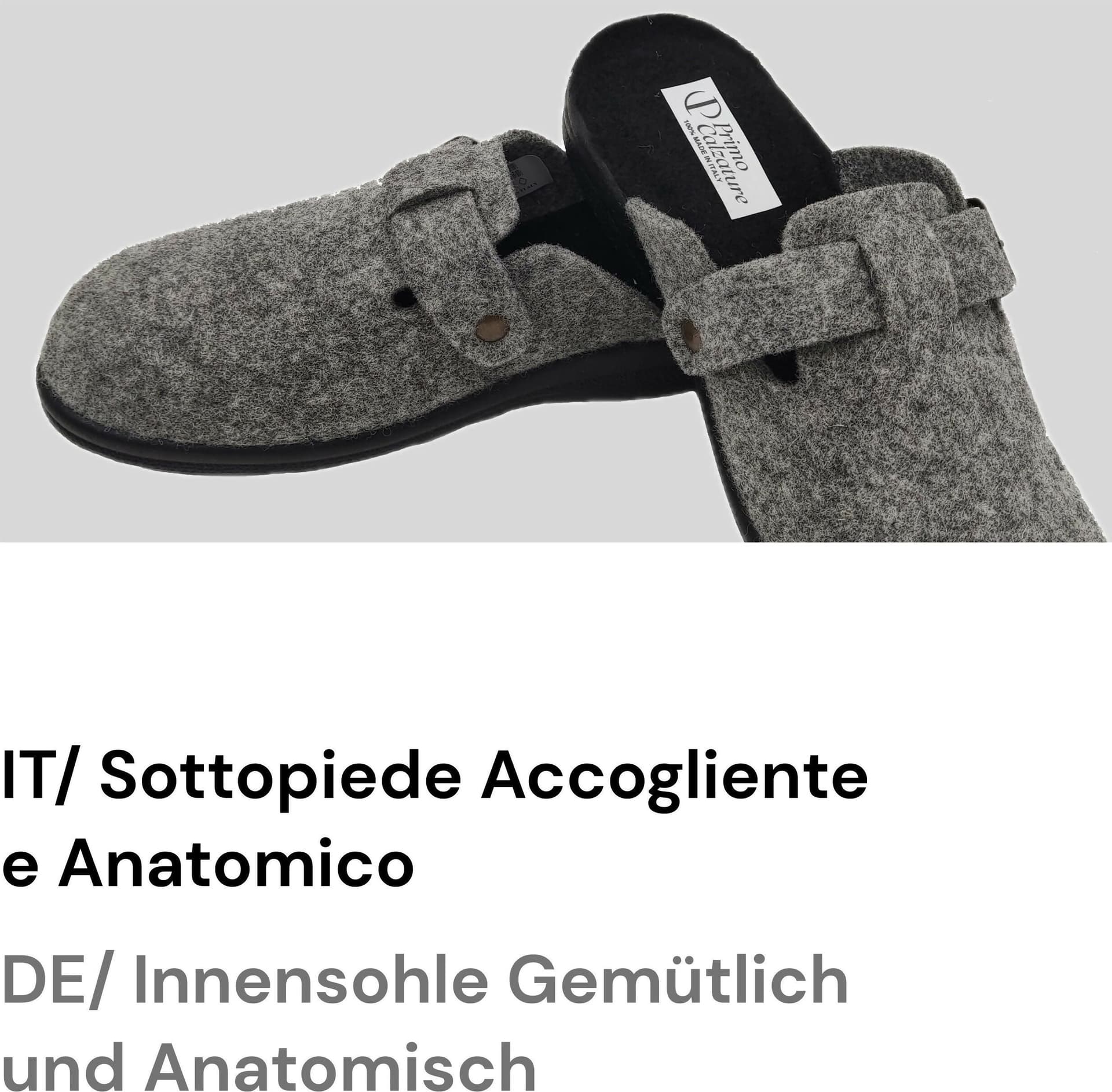 Le Valdostane, Fantastiche Pantofole Uomo Invernali da Casa, Calde e Imbottite, Ciabatte Inverno Antiscivolo con Pelo, Ciabatta da Camera Made in Italy, Fibbia Regolabile Comfort Unico in Pantofole Primo Calzature - Venezia, commercioVirtuoso.it