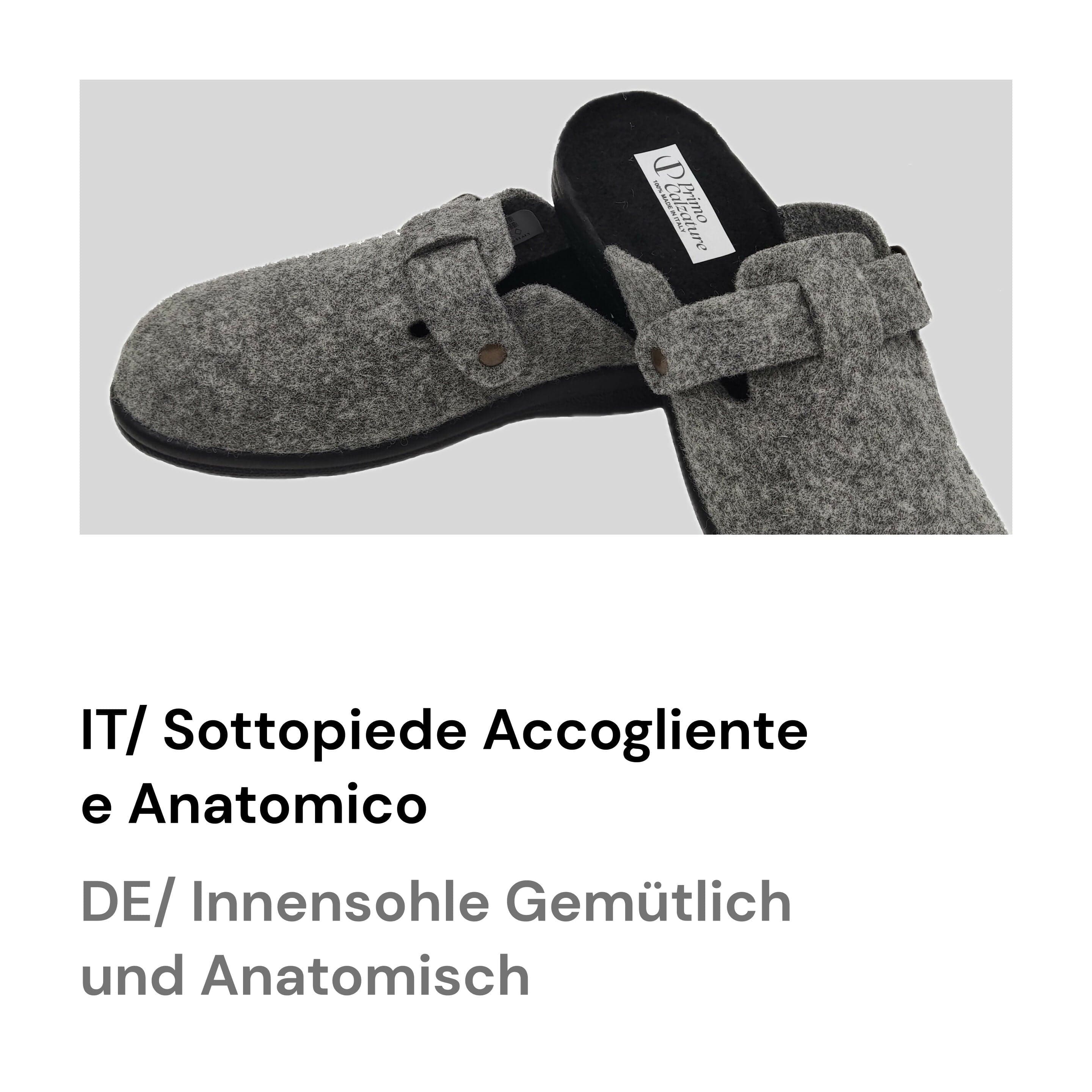Le Valdostane, Fantastiche Pantofole Uomo Invernali da Casa, Calde e Imbottite, Ciabatte Inverno Antiscivolo con Pelo, Ciabatta da Camera Made in Italy, Fibbia Regolabile Comfort Unico in Pantofole Primo Calzature - Venezia, commercioVirtuoso.it