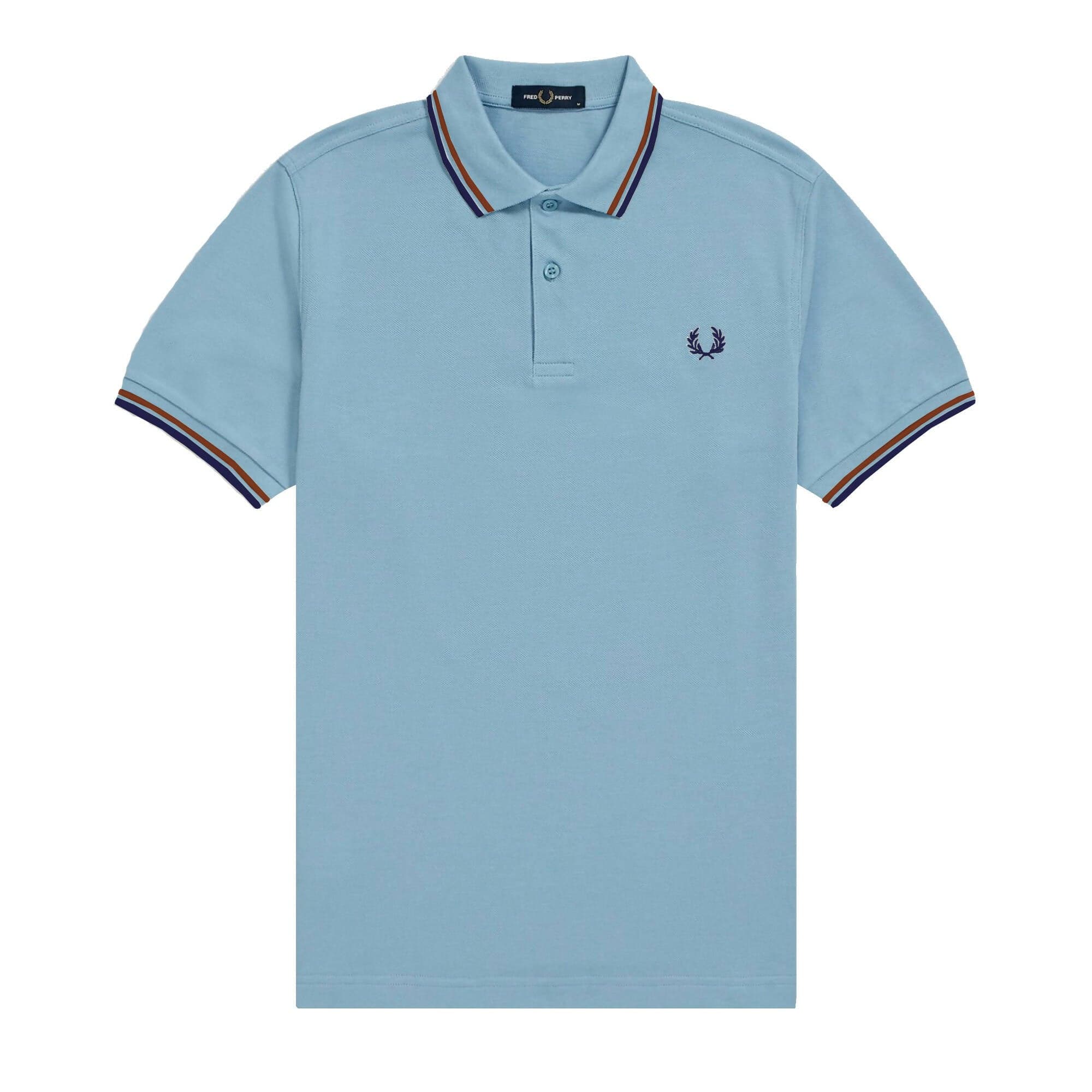 Fred Perry Polo Con Doppia Riga Uomo Regolar Fit Polo Maniche Corte Con Colletto in Polo Euforia - Bronte, commercioVirtuoso.it