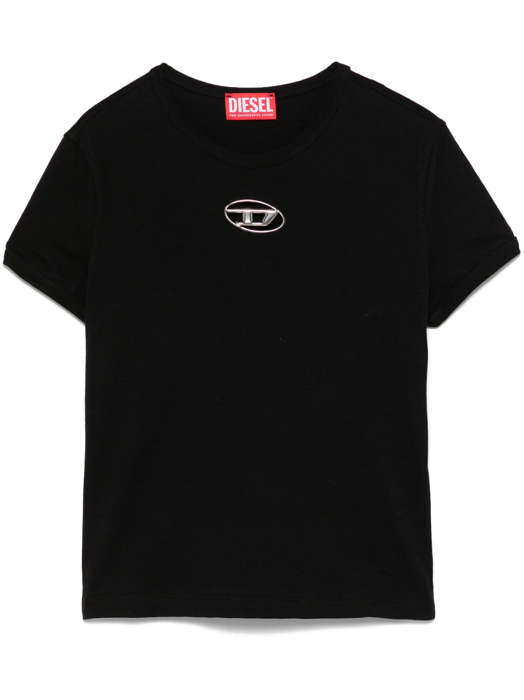 DIESEL t-shirt con placca logo da donna in T-shirt Drestige - Casamassima, commercioVirtuoso.it
