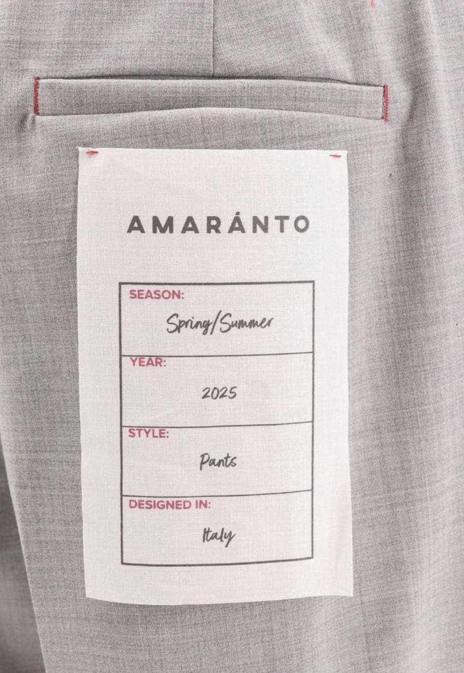 AMARANTO pantaloni amaranto da uomo in Pantaloni Drestige - Casamassima, commercioVirtuoso.it