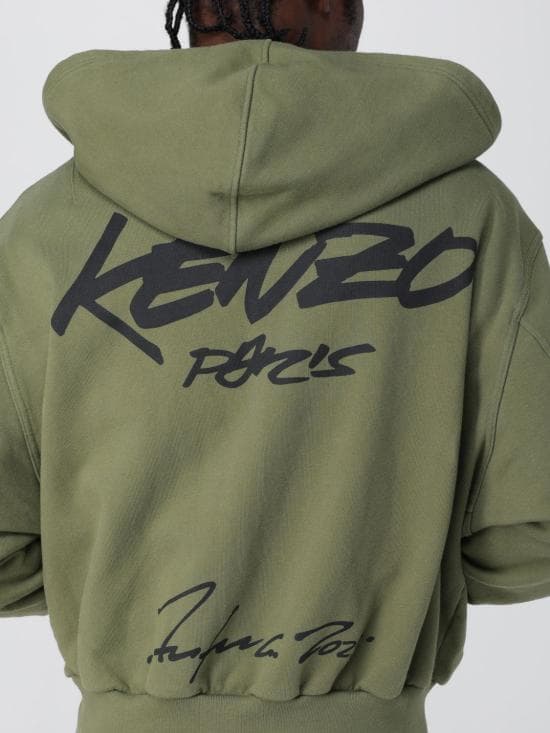 Kenzo <h4> - Felpa in cotone con cappuccio</h4> da uomo in Felpe con cappuccio Drestige - Casamassima, commercioVirtuoso.it