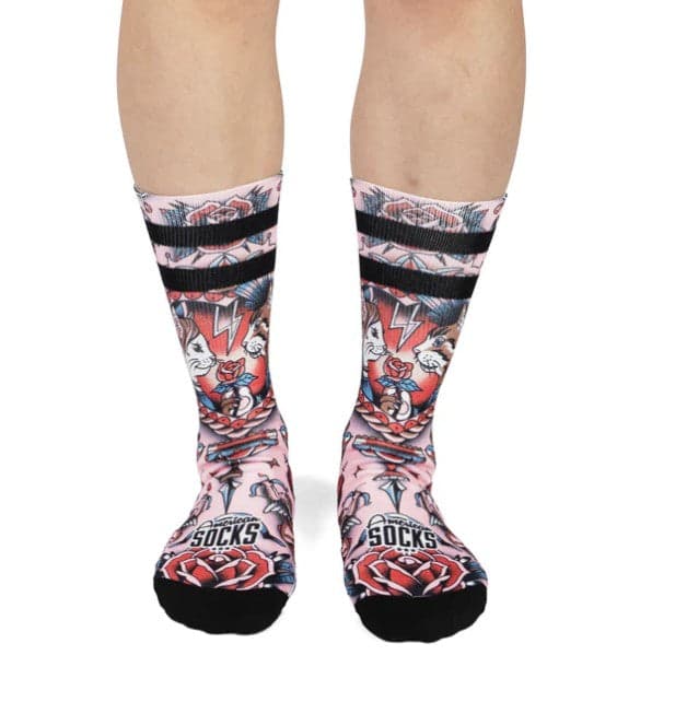 Calzini American Socks Feline Hearts in Calzini sportivi Snotshop - Roma, commercioVirtuoso.it