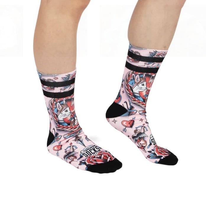 Calzini American Socks Feline Hearts in Calzini sportivi Snotshop - Roma, commercioVirtuoso.it