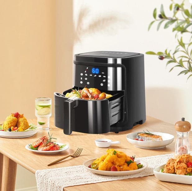 Friggitrice ad aria elettrica ideale Wi-fi smart per tutti i tipi di frittura, capacità 7 litri in Grattugie La Zappa - Altamura, commercioVirtuoso.it