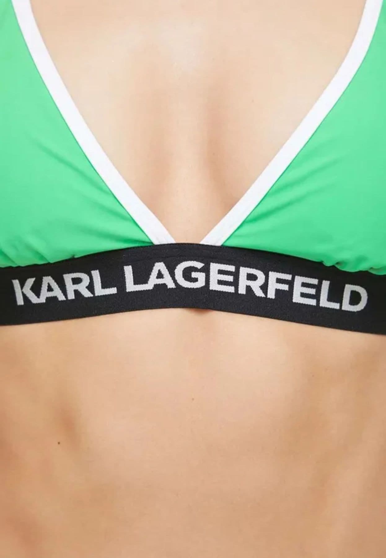 KARL LAGERFELD Costume da bagno TRIANGLE W/LOGO ELASTIC da donna in Reggiseni Drestige - Casamassima, commercioVirtuoso.it
