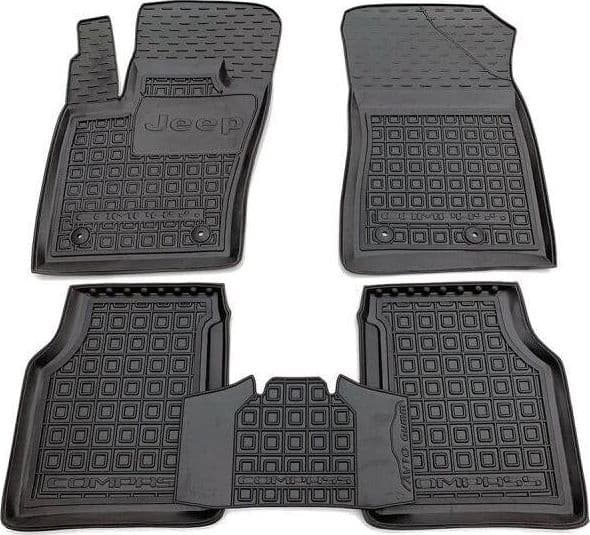Set tappetini in gomma su misura Jeep Compass (2017+) in Tappetini antiscivolo Autooggetti.it - Roma, commercioVirtuoso.it