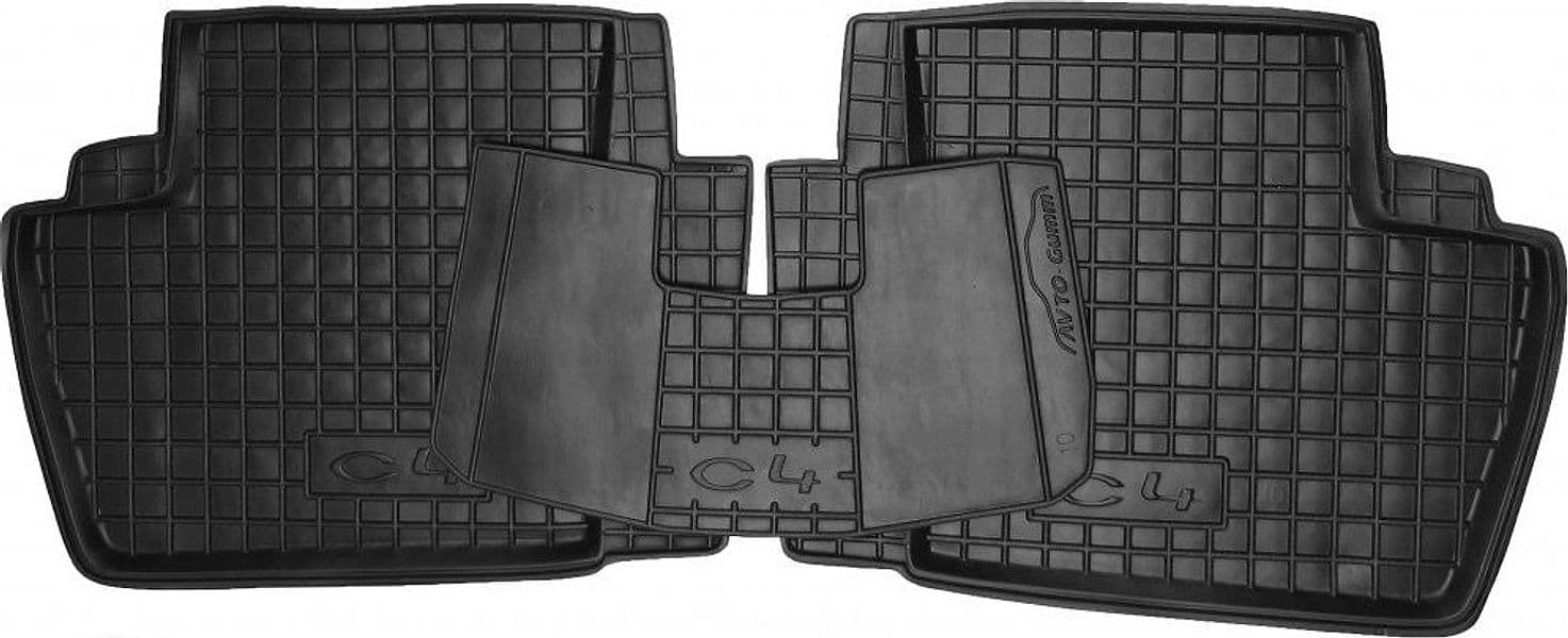 Set tappetini di gomma su misura per Citroen C4 / DS4 (2011-2018) in Tappetini antiscivolo Autooggetti.it - Roma, commercioVirtuoso.it