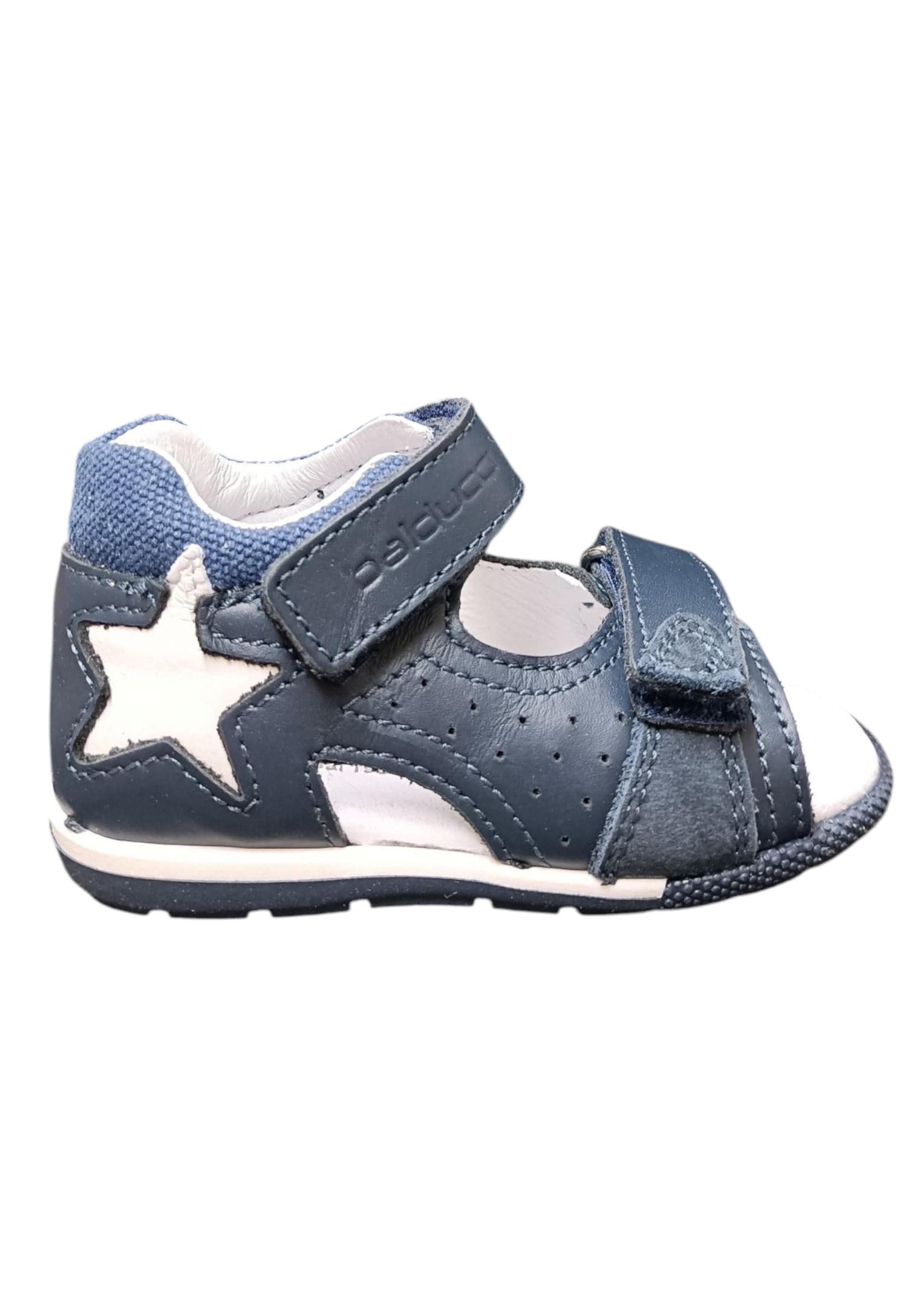 Scarpe sandalo tallonato Bambini balducci CITA  blue-bianco velcro - 6