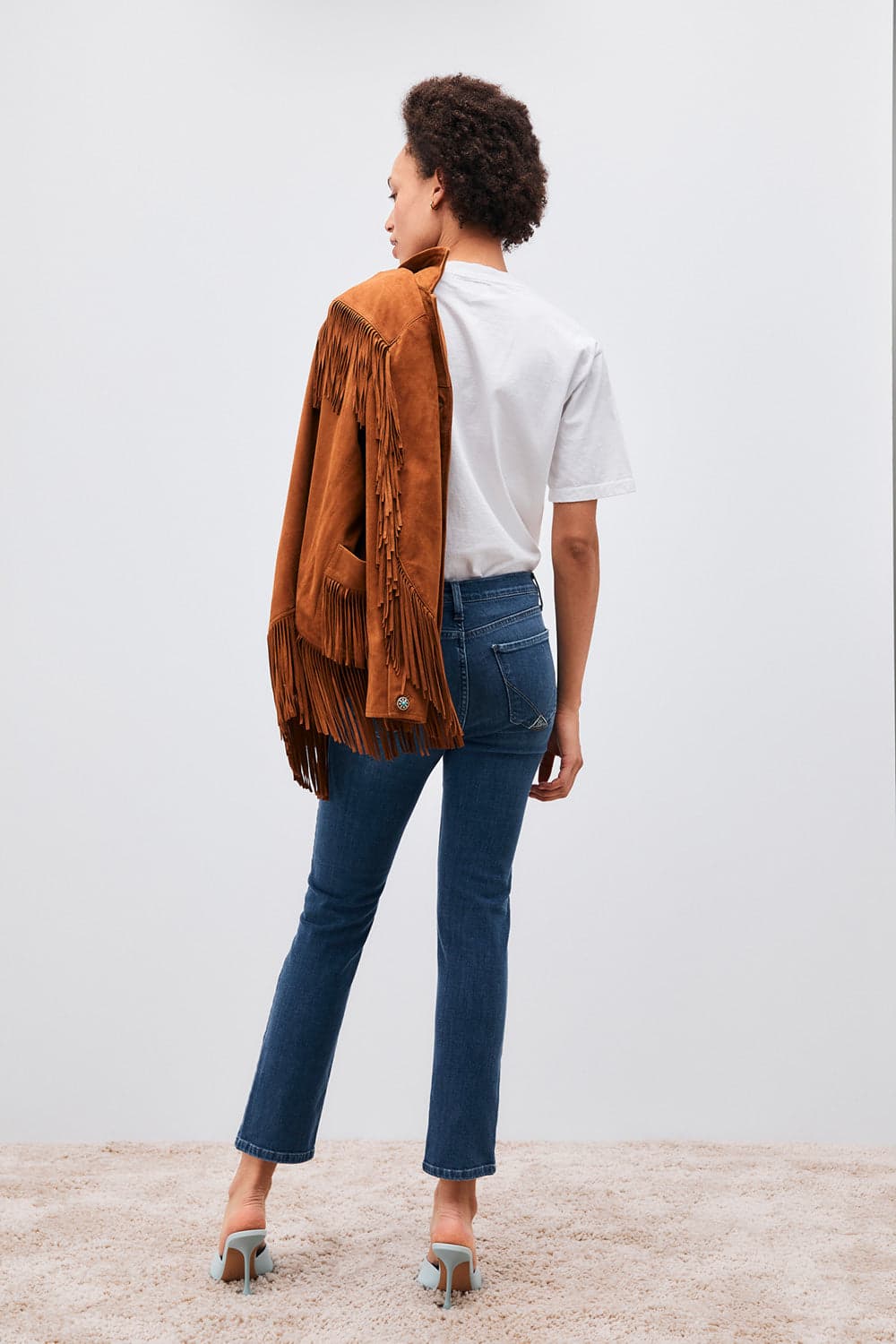 Roy Roger's flo high woman denim stretch Pattaia jeans donna in Jeans Broadway Red - Barletta, commercioVirtuoso.it