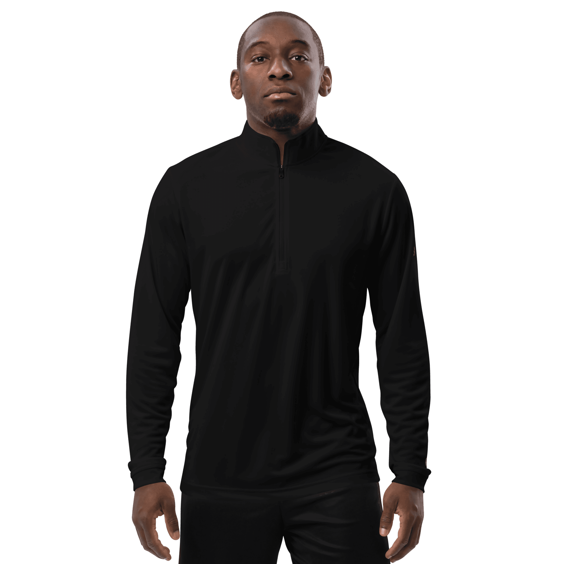 adidas-quarter-zip-pullover-black-front-681bc33560e34