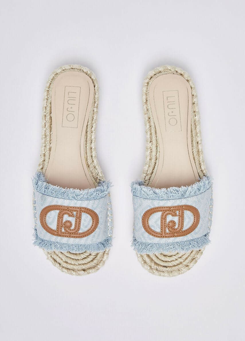Liujo Donna Ciabatte con maxi logo in Ciabatte moda Cantali Calzature - Randazzo, commercioVirtuoso.it