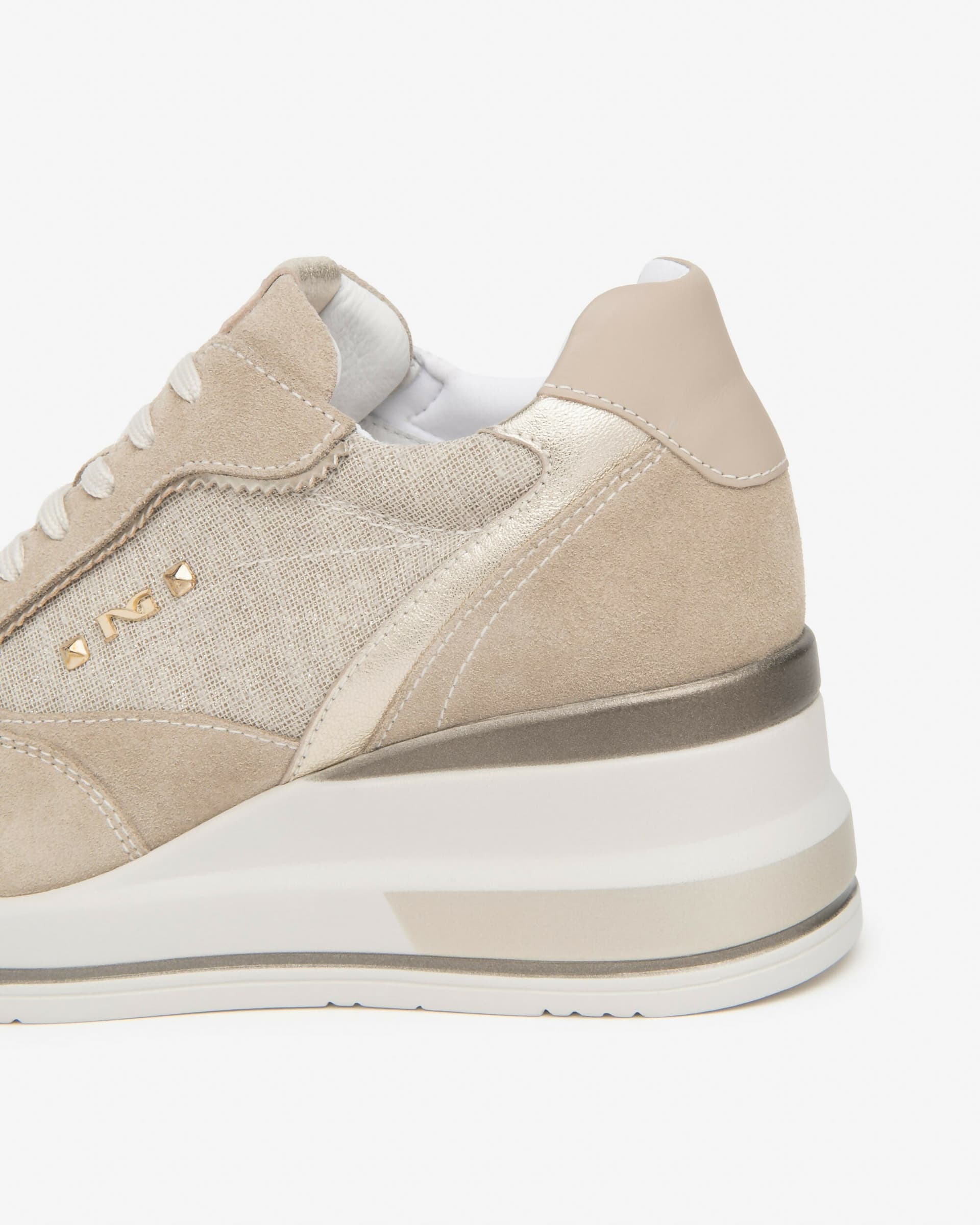 NeroGiardini Donna Sneakers da donna in pelle, tessuto e materiale tecnico in Sneaker casual Cantali Calzature - Randazzo, commercioVirtuoso.it