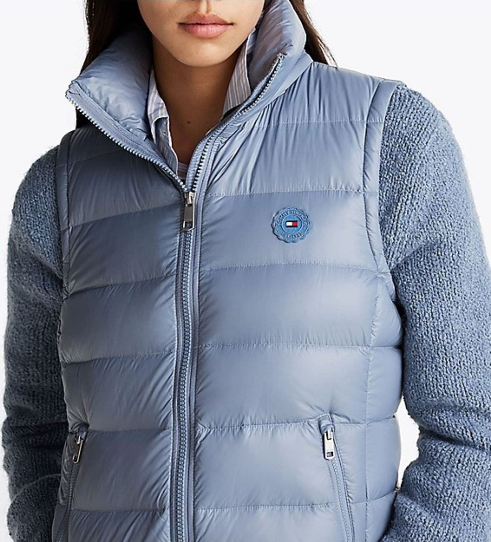 Tommy Hilfiger Giubbotto LW DOWN FEMININE GLOSS VEST da donna in Gilet Drestige - Casamassima, commercioVirtuoso.it