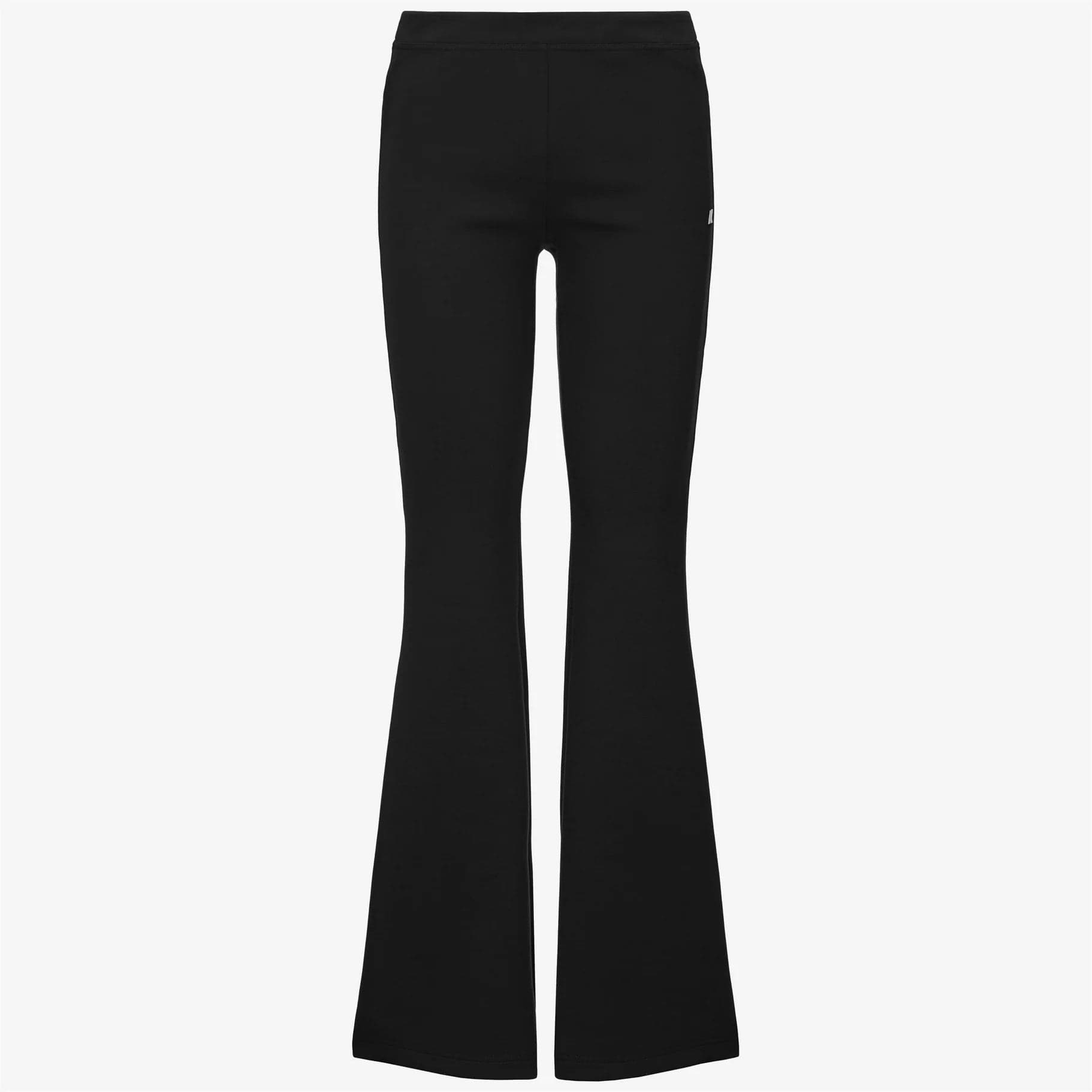 K-WAY Pantaloni donna Sportivi Flare Nero Grigio per Attività Ricreative Calde K2123NW USY