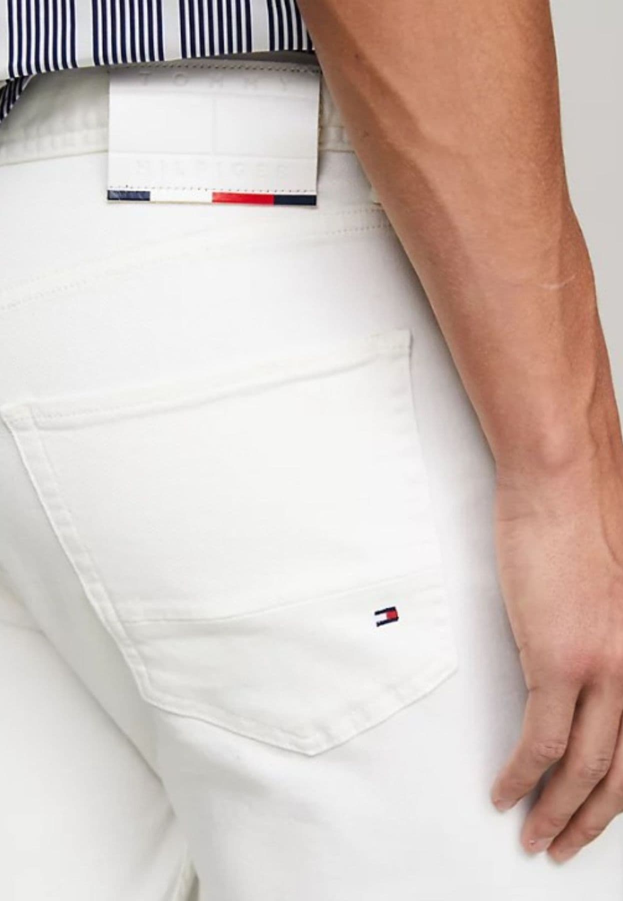 Tommy Hilfiger jeans TAPERED HOUSTON PSTR GALE WHITE da uomo in Pantaloni Drestige - Casamassima, commercioVirtuoso.it