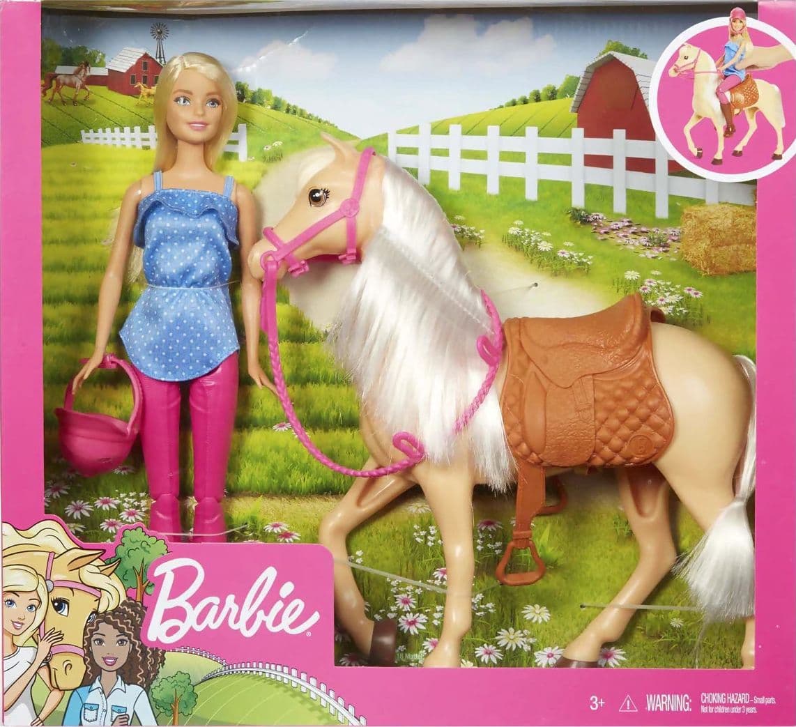 Barbie Playset Bambola e Cavallo