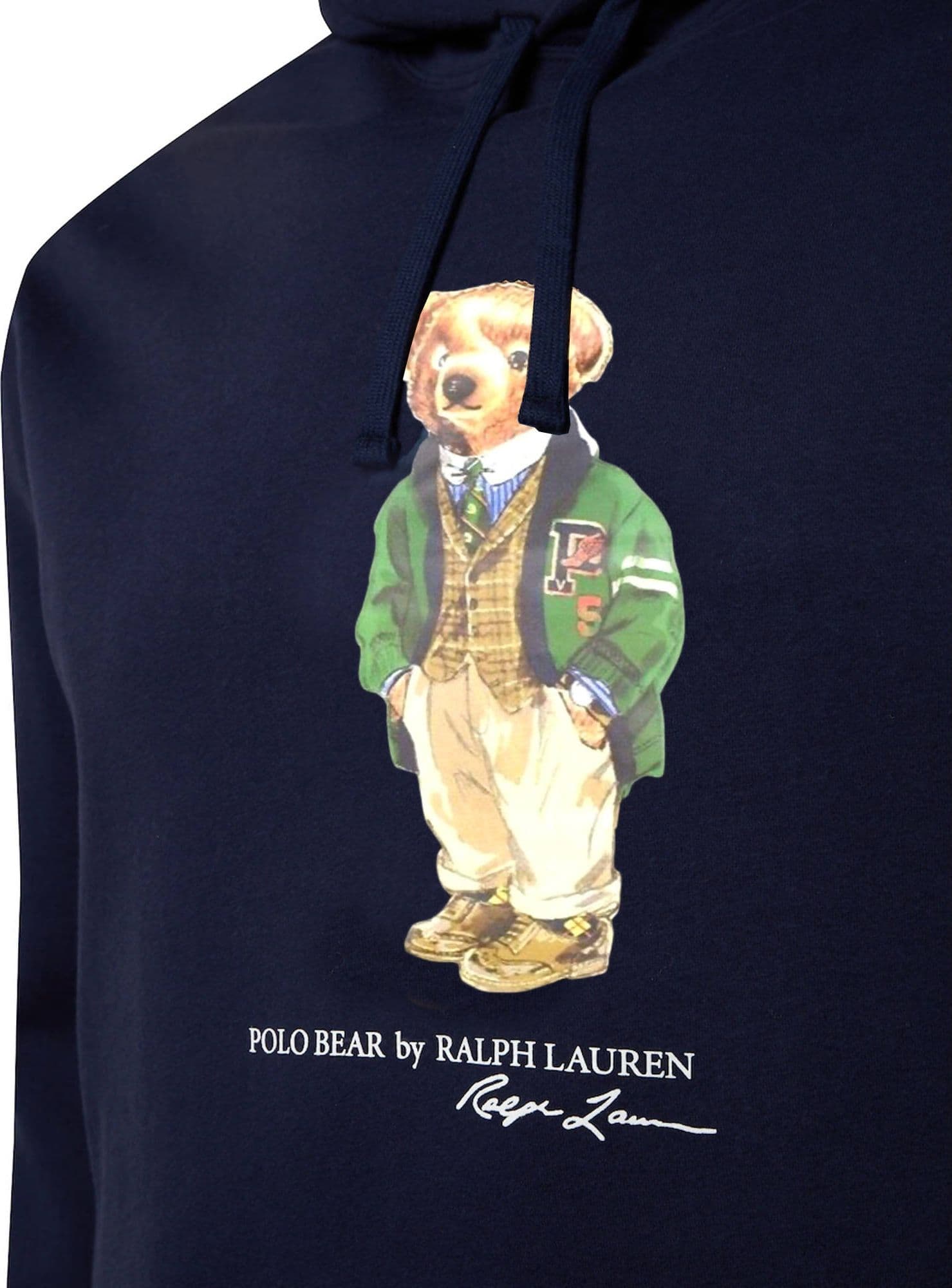 Ralph Lauren Felpa Uomo con Cappuccio Blu Big Polo Bear Felpa con Orsetto Grande Felpa Stampata Polsini a Coste in Felpe con cappuccio Euforia - Bronte, commercioVirtuoso.it