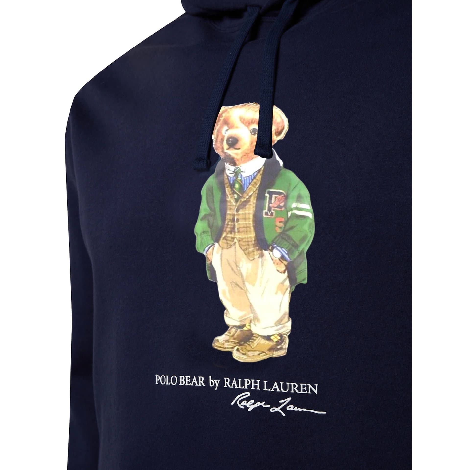 Ralph Lauren Felpa Uomo con Cappuccio Blu Big Polo Bear Felpa con Orsetto Grande Felpa Stampata Polsini a Coste in Felpe con cappuccio Euforia - Bronte, commercioVirtuoso.it