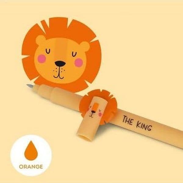 PENNA CANCELLINA LEGAMI ARANCIO LION in Compassi Cartoleria Deja Vu - Crotone, commercioVirtuoso.it