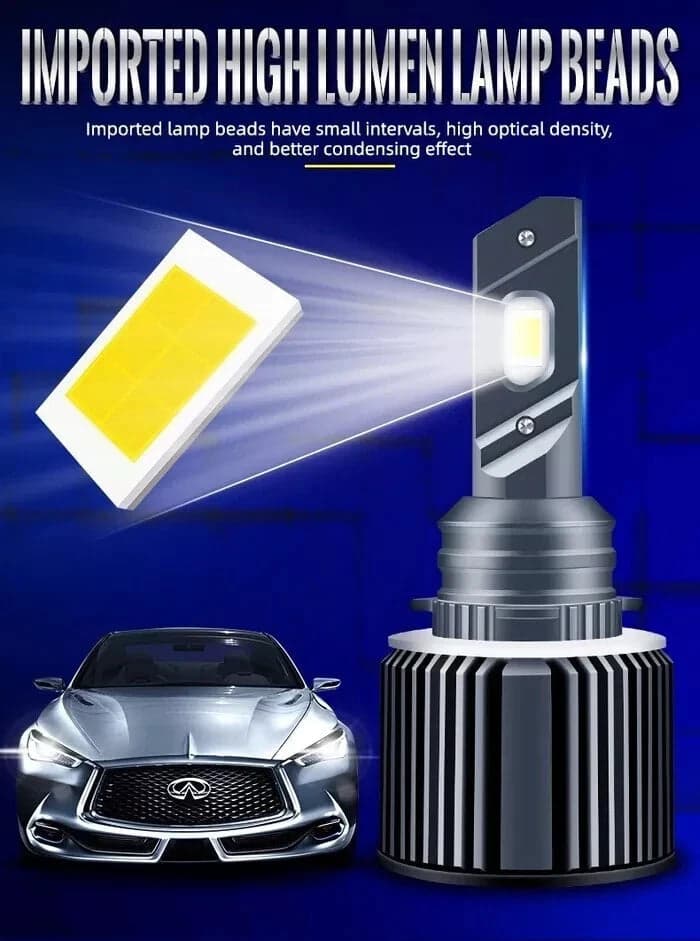 Kit LED H15 100W Canbus 6000K Bianco Alta Potenza Luci Diurne/Abbaglianti per Fiat Ducato, Peugeot Boxer, Citroen Jumper, Ford Transit Custom, Kuga in Kit lampadine universali Solgeny - Besate, commercioVirtuoso.it