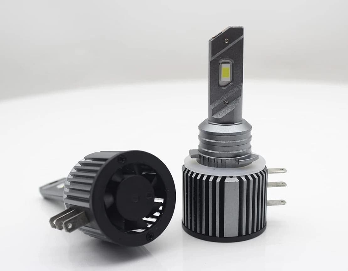 KIT LED H15 VOLKSWAGEN GOLF 6 IV LUCI DIURNE DRL+ ABBAGLIANTI BIANCO GHIACCIO CANBUS 90W 15000LUMEN 360° NO ERROR in Kit lampadine universali Solgeny - Besate, commercioVirtuoso.it