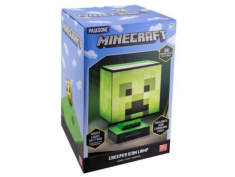 Lampada Creeper e caricabatterie USB PALADONE Minecraft