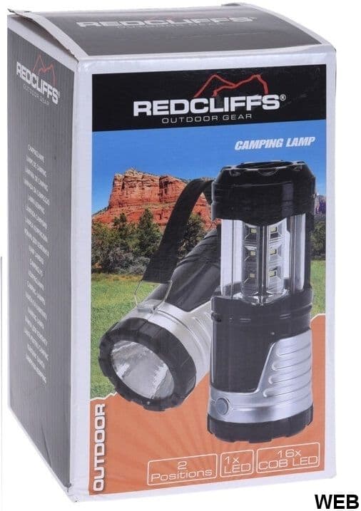 Lampada con 16 LED da campeggio a batteria a 2 funzioni di proiezione h 18 cm in Torce elettriche portatili (standard) La Zappa - Altamura, commercioVirtuoso.it