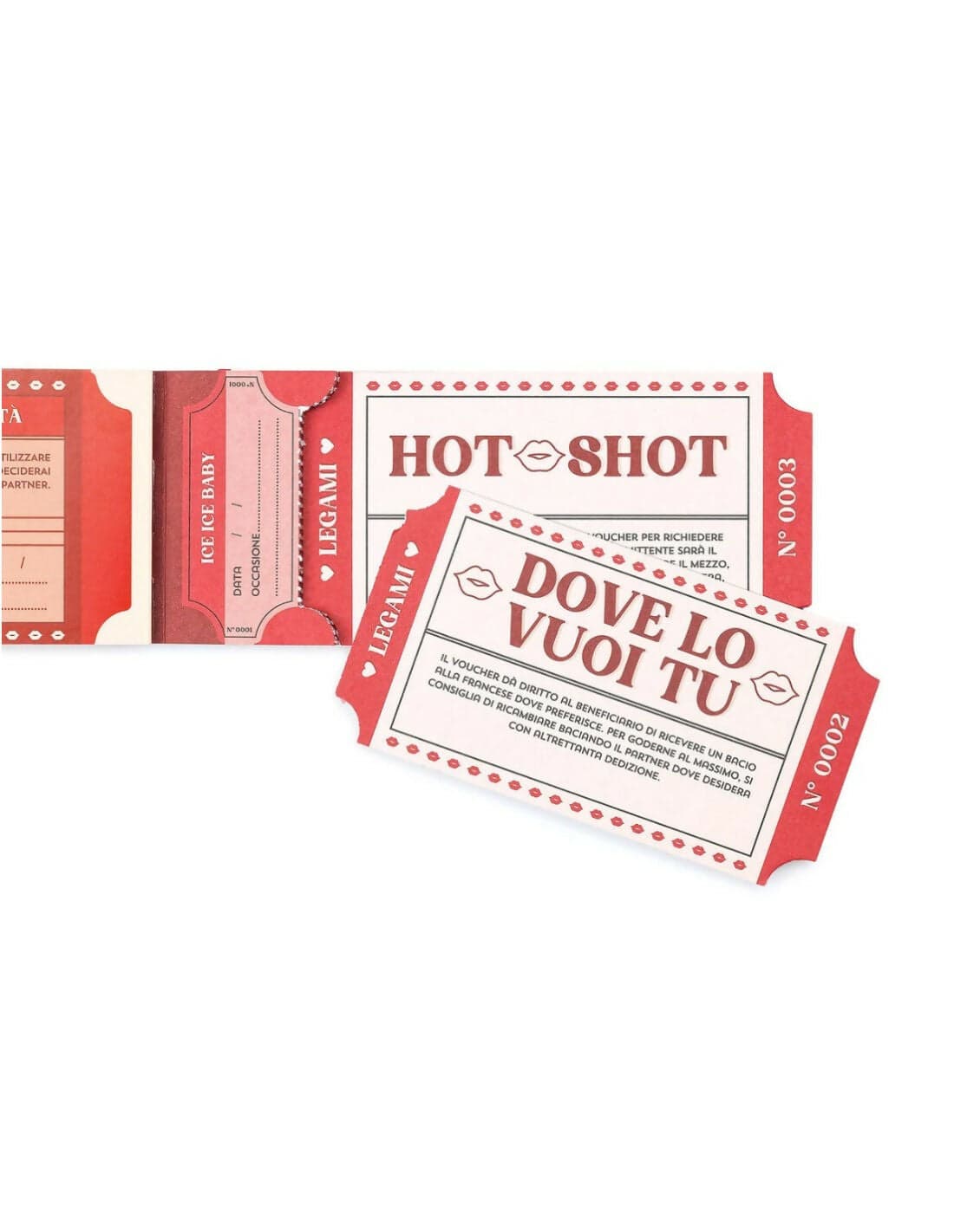 Blocco 24 Voucher Piccanti Legami in Storia Cartoleria Deja Vu - Crotone, commercioVirtuoso.it