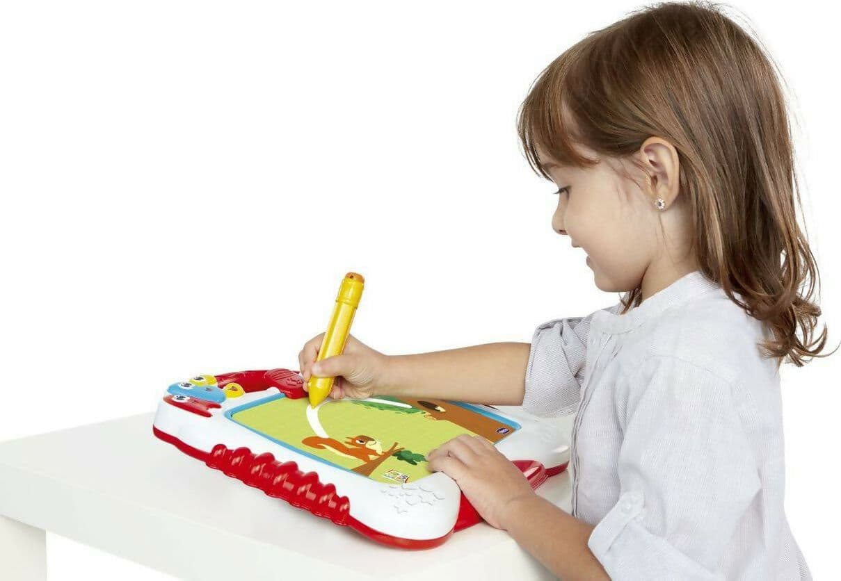 CHICCO Lavagna Leggi & Scrivi - Lavagna Cancellabile Bambini con Schermo LCD e Set di Carte, Esercizi di Pre-Scrittura e Disegno Libero, Ispirato al Metodo Montessori, Percorso educativo pregrafismo - Giochi Educativi in Giochi musicali Sanitaria Gioia del Bimbo - Villa San Giovanni, commercioVirtuoso.it