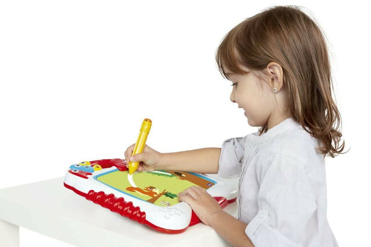 CHICCO Lavagna Leggi & Scrivi - Lavagna Cancellabile Bambini con Schermo LCD e Set di Carte, Esercizi di Pre-Scrittura e Disegno Libero, Ispirato al Metodo Montessori, Percorso educativo pregrafismo - Giochi Educativi in Giochi musicali Sanitaria Gioia del Bimbo - Villa San Giovanni, commercioVirtuoso.it