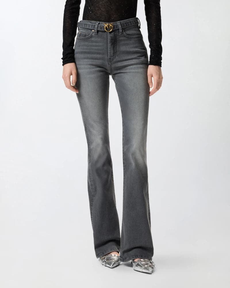 Pinko FLORA FLARE POWER STRETCH DARK FW25 da donna in Jeans Drestige - Casamassima, commercioVirtuoso.it