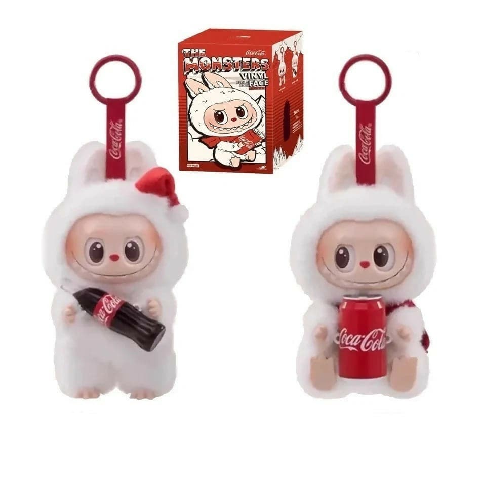 Pop Mart Peluche Labubu coca cola Have a Seat Idea Regalo Portachiavi Giocattolo Casuale Sorpresa