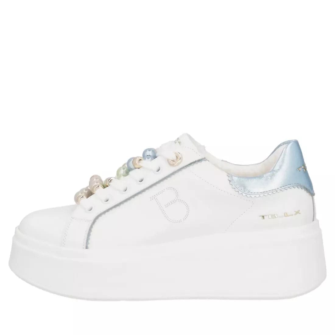 ToscaBlu Donna Sneakers gioiello Clara in pelle con perle in Sneaker casual Cantali Calzature - Randazzo, commercioVirtuoso.it