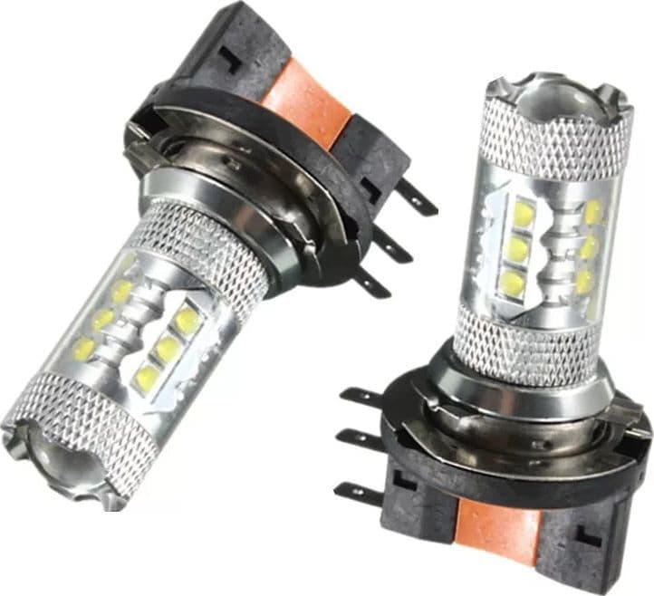 Coppia Luci H15 Canbus per Golf 6-7 MK6 Tiguan Audi Fiat Ford Kuga Luci Diurne 80W 9-30V in Blocchi luci antinebbia Solgeny - Besate, commercioVirtuoso.it
