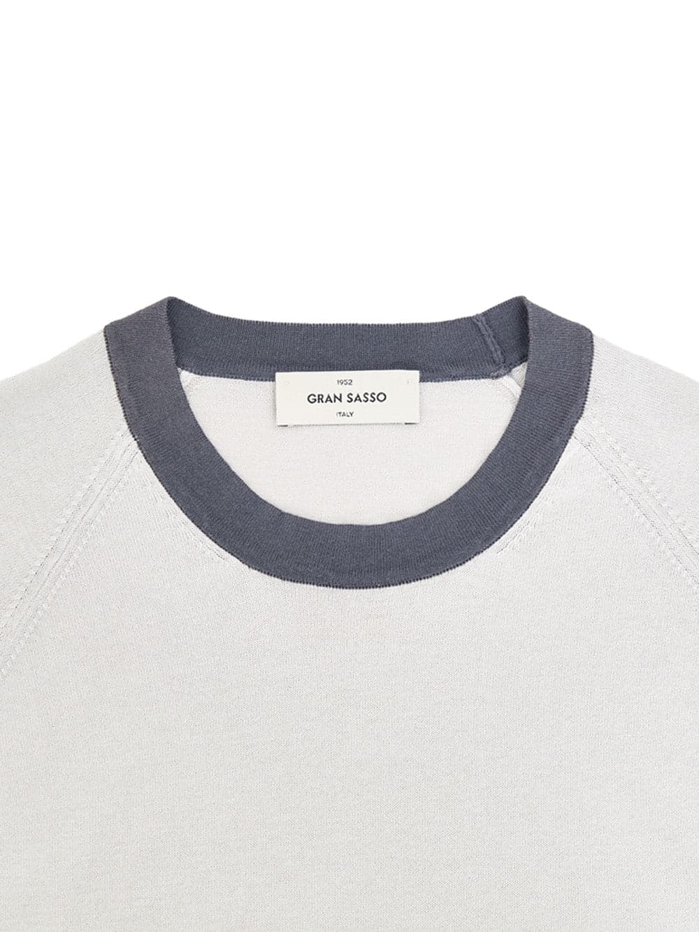 Gran Sasso Maglia Mezza Manica in Cotone Beige Chiaro da uomo in T-shirt Drestige - Casamassima, commercioVirtuoso.it