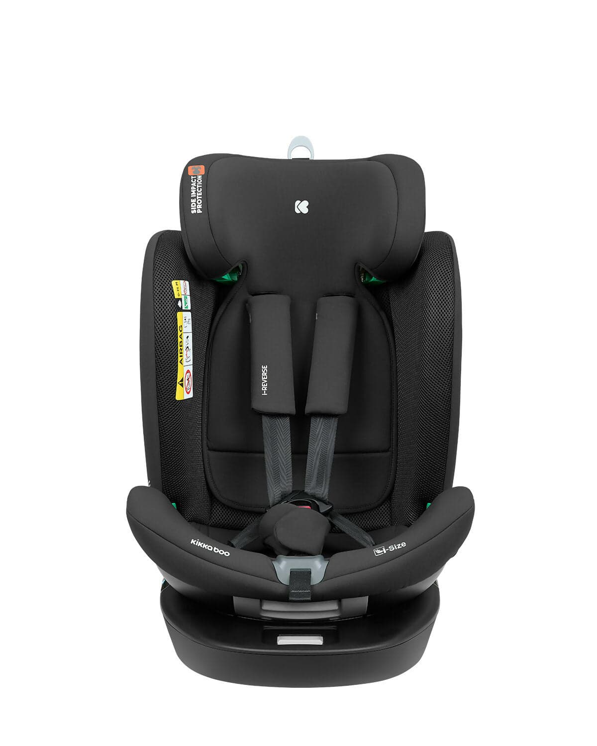 KIKKABOO Seggiolino Auto 40-150 cm i-Reverse i-SIZE Black - Seggiolino Auto con Base Isofix, Da 40 a 150 cm, Omologato ECE R129/03, Girevole A 360° E Reclinabile, Gruppo 0+/1/2/3 Da 0 A 12 Anni, Black, nero in Seggiolini auto Sanitaria Gioia del Bimbo - Villa San Giovanni, commercioVirtuoso.it