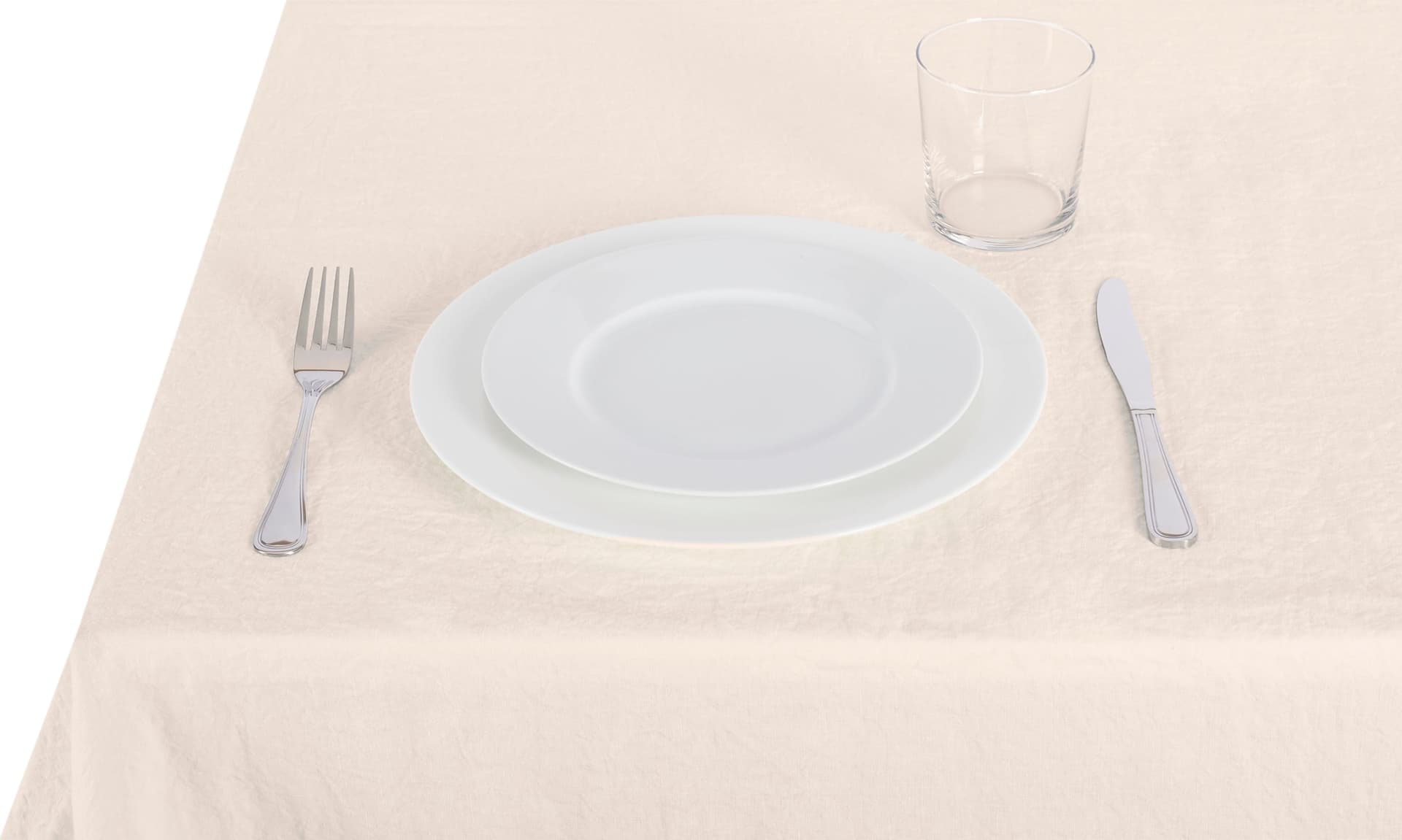 Tovaglia da tavola in 100% puro lino lavato delavè stone washed morbido resistente elegante made in italy  Avorio con Frou Fou in Tovaglie Vanita di raso - Sesto San Giovanni, commercioVirtuoso.it