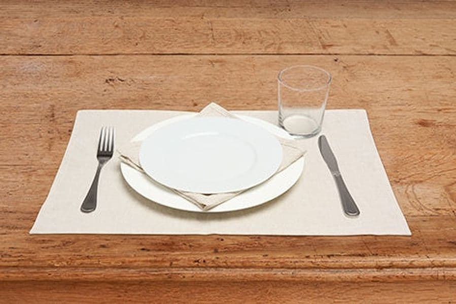 Set di 2 tovagliette americane coppia tovagliette 35 X 50 CM in 100% puro lino lavato delavè stone washed morbido resistente elegante made in italy  BOLLITO in Tovagliette Vanita di raso - Sesto San Giovanni, commercioVirtuoso.it