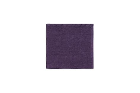 Set di 6 tovaglioli da tavola 45 X 45 CM in 100% puro lino lavato delavè stone washed morbido resistente elegante made in italy VIOLA in Tovaglioli Vanita di raso - Sesto San Giovanni, commercioVirtuoso.it
