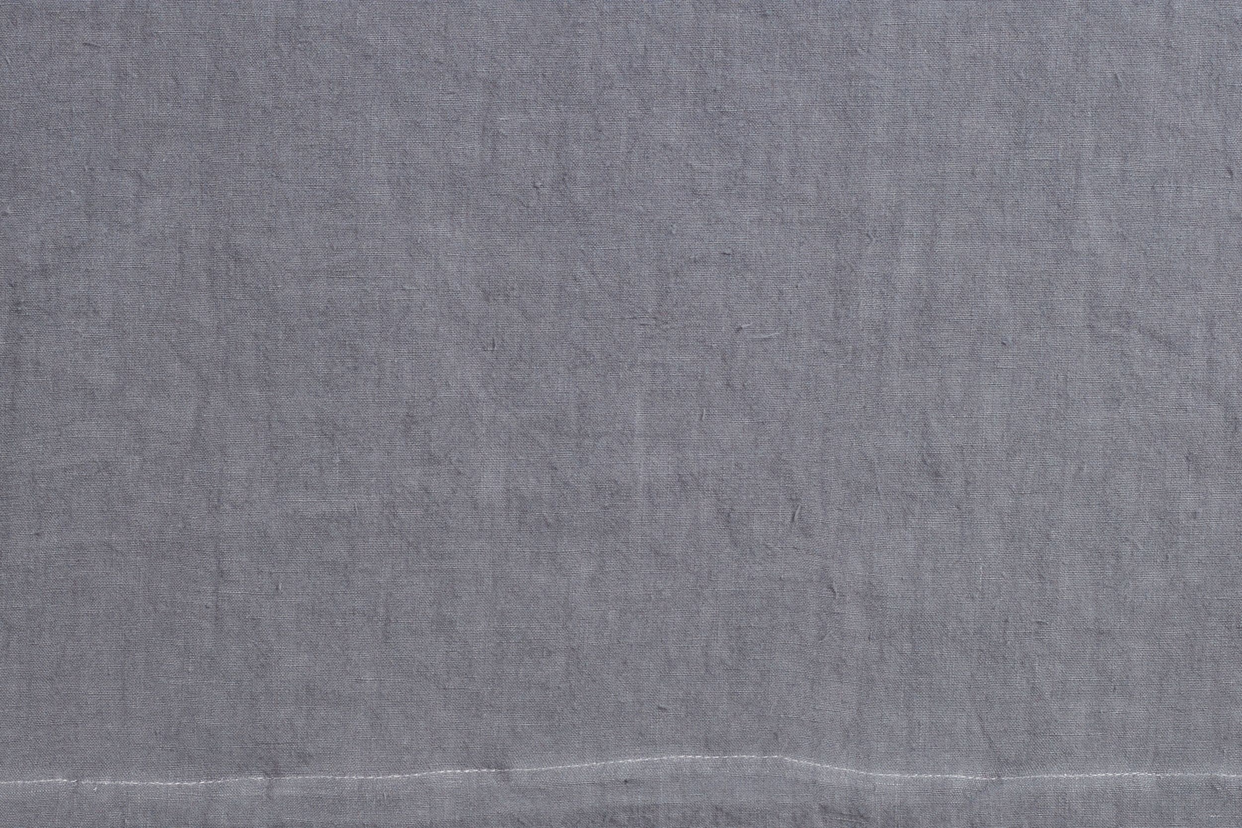 Runner da tavola in 100% puro lino lavato delavè stone washed morbido resistente elegante made in italy ANTRACITE - Vanita di raso