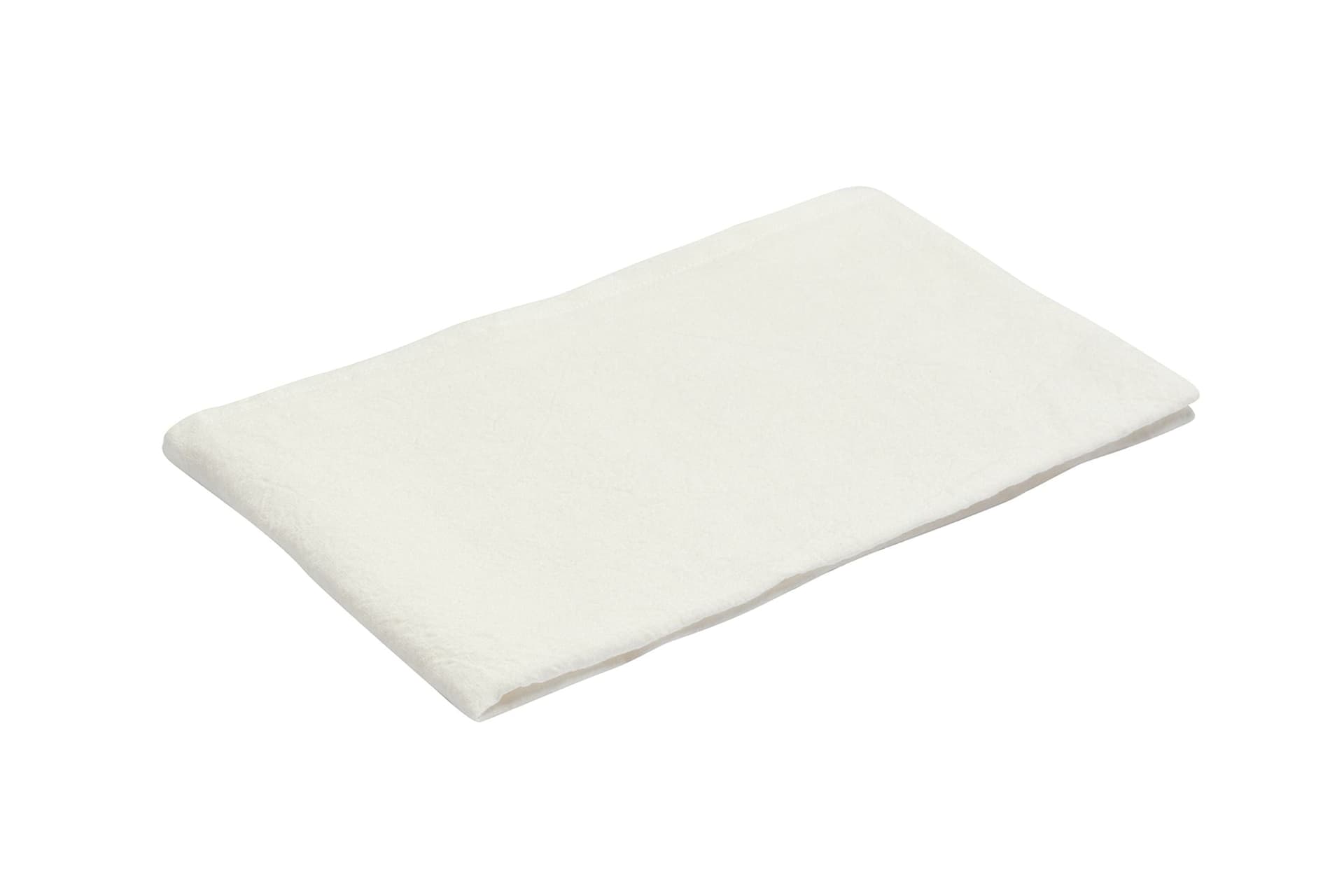 Tovaglia da tavola in 100% puro lino lavato delavè stone washed morbido resistente elegante made in italy  AVORIO - Vanita di raso