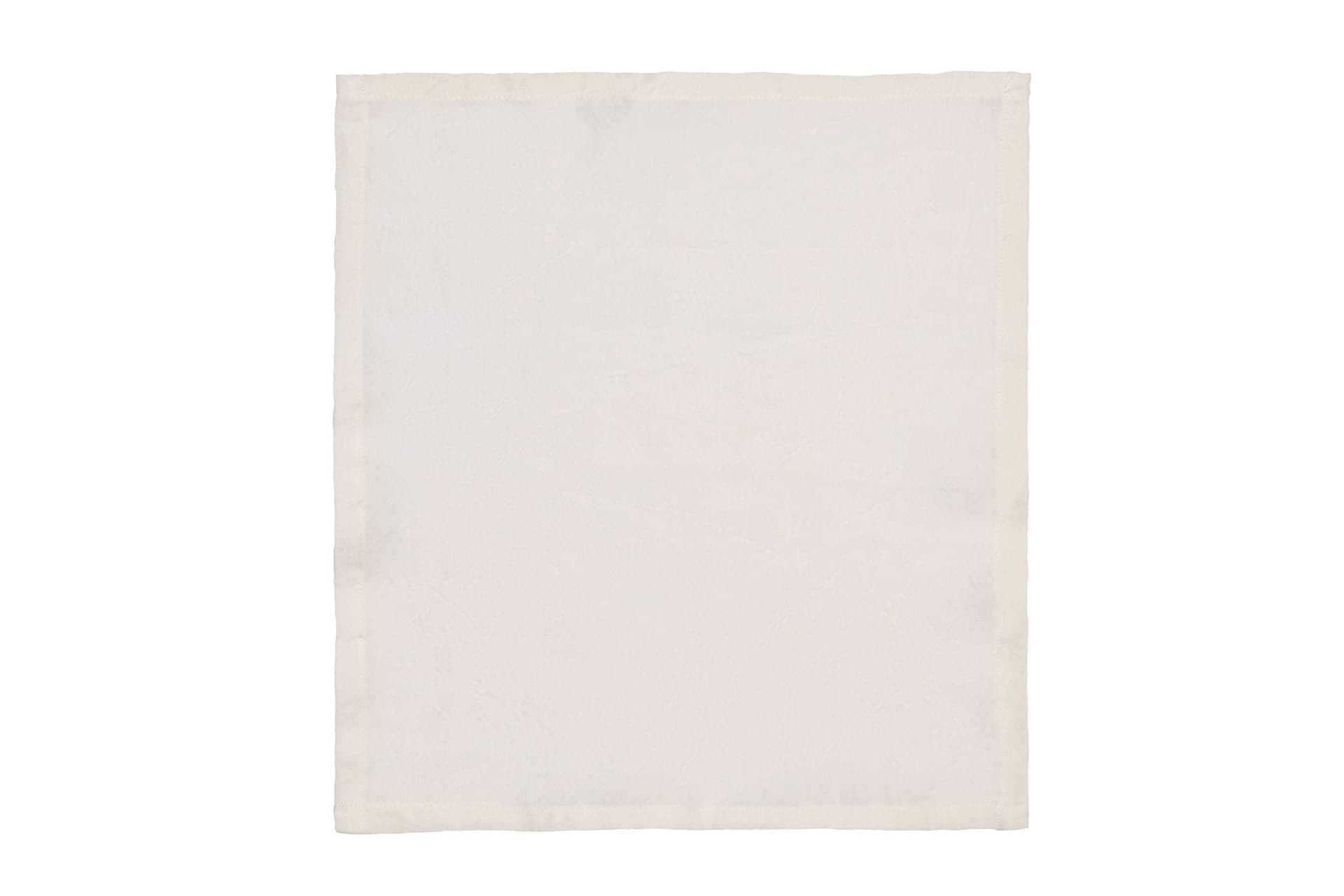 Set di 6 tovaglioli da tavola 45 X 45 CM in 100% puro lino lavato delavè stone washed morbido resistente elegante made in italy AVORIO - Vanita di raso