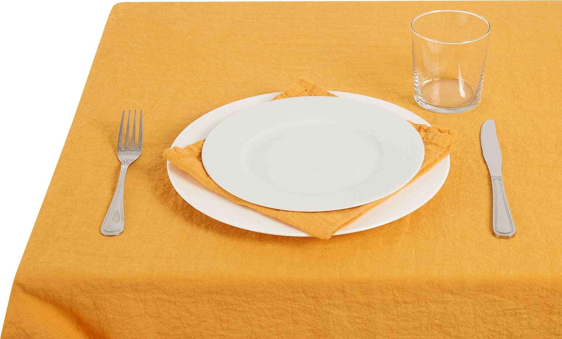 Tovaglia da tavola in 100% puro lino lavato delavè stone washed morbido resistente elegante made in italy  OCRA - Vanita di raso